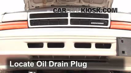 1994 Dodge Caravan 3.0L V6 Oil Change Oil and Oil Filter